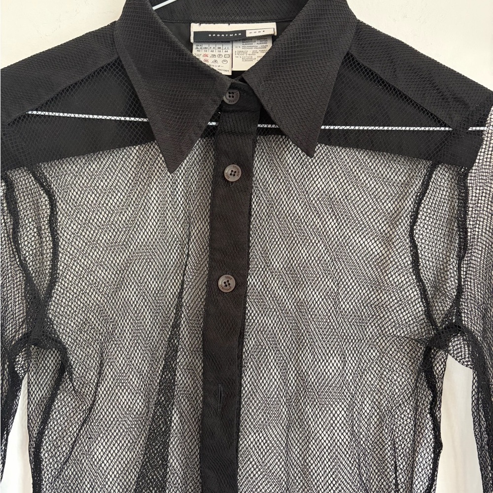 Sportmax Code Mesh Shirt - Picture 3 of 6